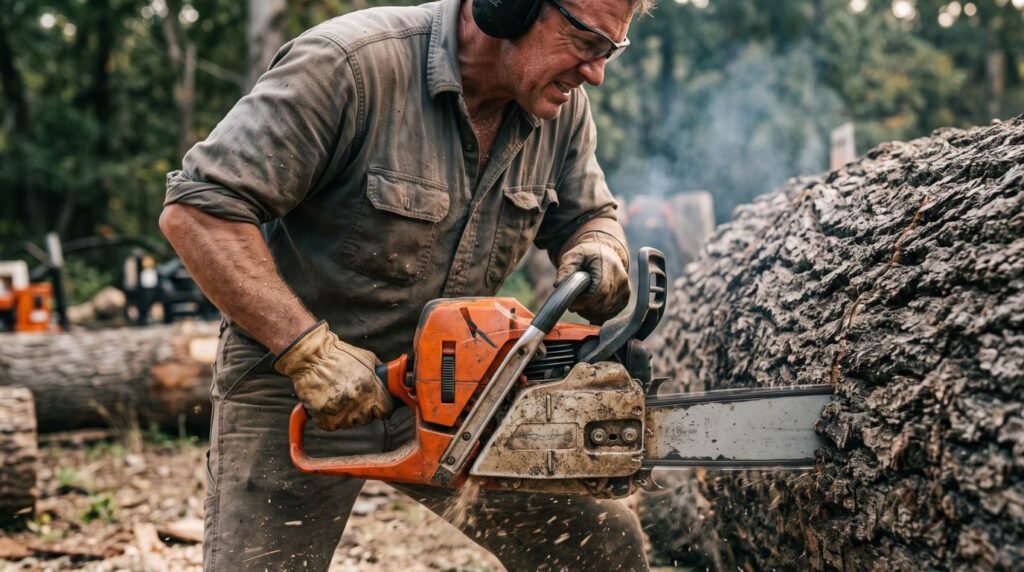 what size chainsaw do i need to cut trees
